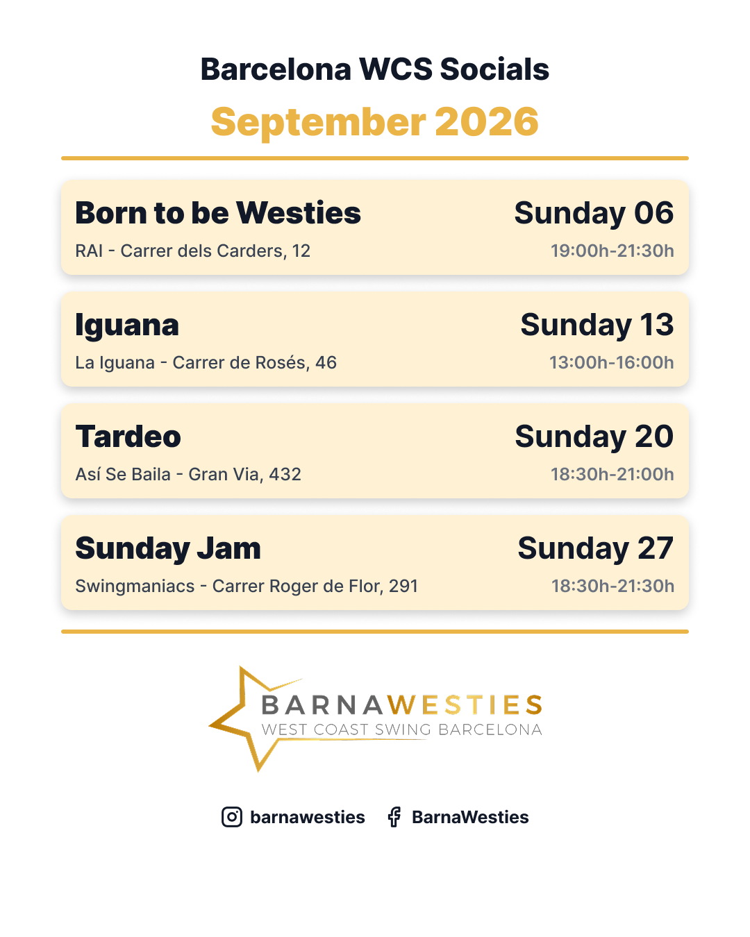 Socials BarnaWesties